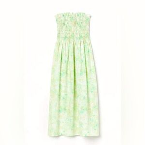 H&M smocked bodice dress size L